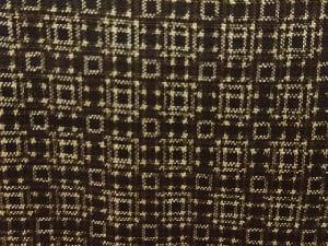 アンティーク　幾何学模様織り出し本場泥大島紬男物着物